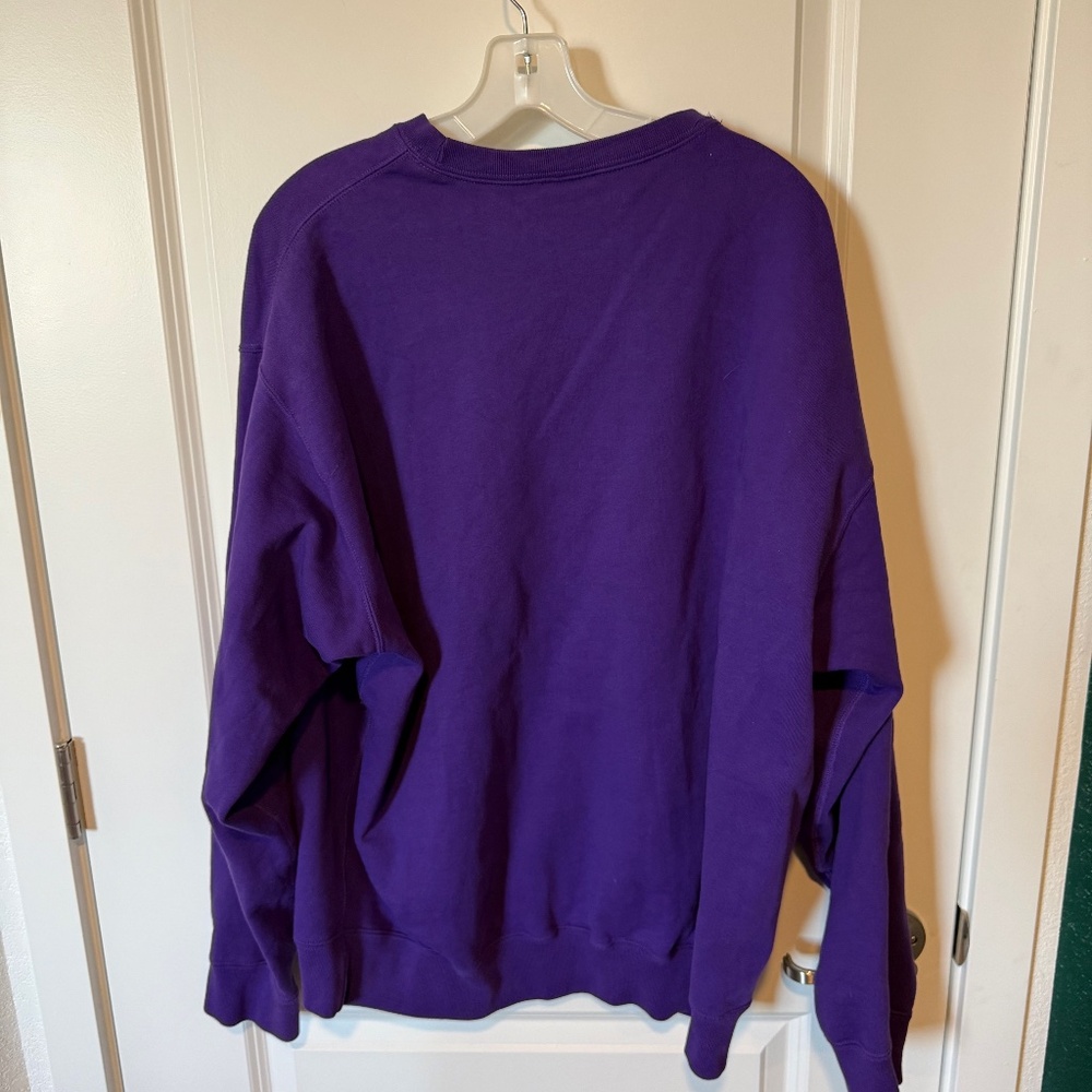 Nike Men's Solo Swoosh Crewneck Sweatshirt - Field Purple - XL - Picture 5 of 9